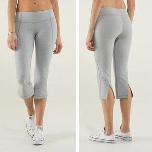 Lululemon Gather & Crow Crop Pants Heathered Medium Grey - 27585